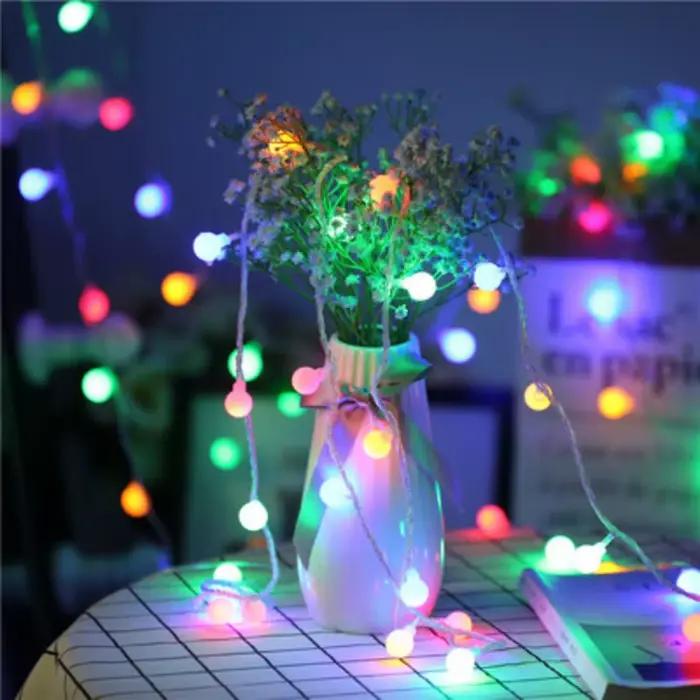 Guirlande lumineuse boule Led USB/à piles, Globe féerique d'extérieur pour mariage, Halloween, jardi