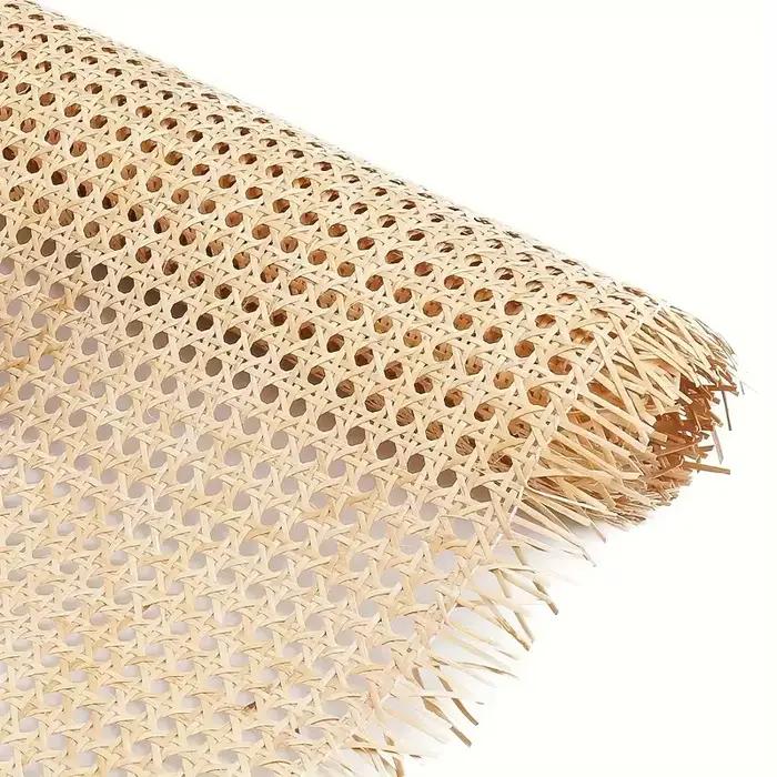 Ruban de Rotin Tressé en Maille Ouverte, pour Meubles, Chaises, Armoires, Ceilin, 15.7 Pouces de Lar