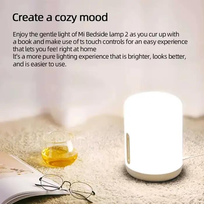 Nouvelle lampe de chevet MIJIA 2, lampe de table intelligente LED, lumière de nuit colorée, 400 lume