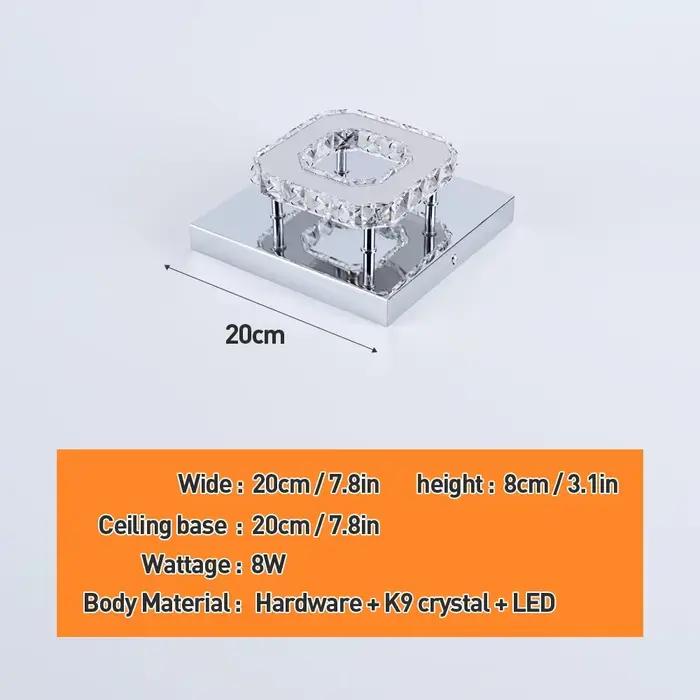 Plafonnier LED en Clip au Design Moderne, Luminaire Décoratif d'Nik, Idéal pour un Salon ou une Cham