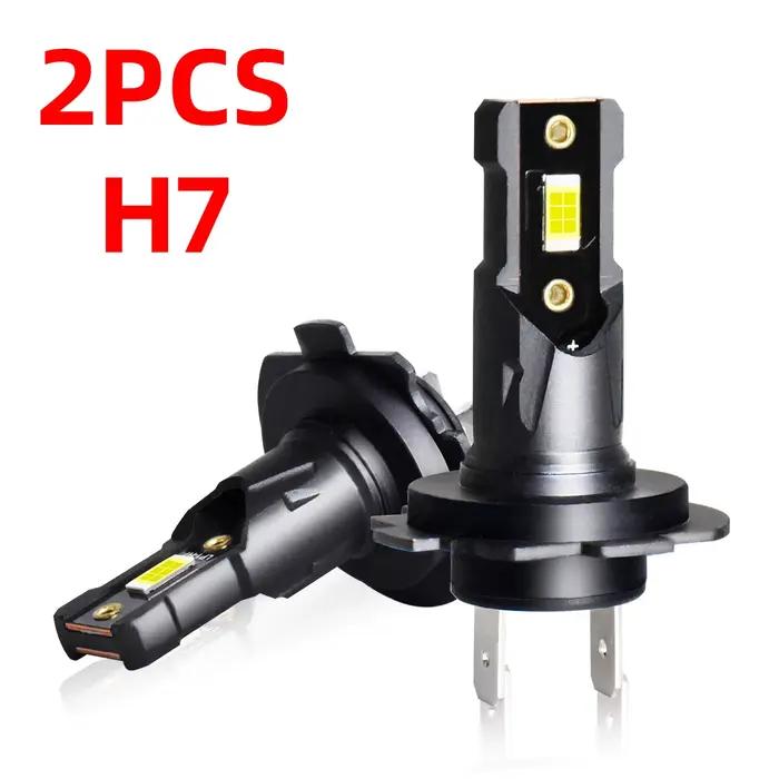 Ampoules halogènes Ultra puissantes 1:1 vers phares LED H7 6000K 12V, Plug and Play pour phares de v