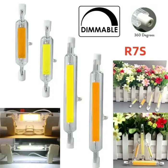 Nouvelle ampoule LED R7S 118MM 50W, projecteur super lumineux et puissant, 78mm118mm AC220V 110V, la