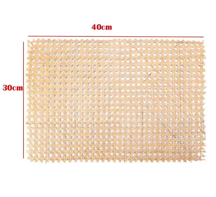 Ruban de Rotin Tressé en Maille Ouverte, pour Meubles, Chaises, Armoires, Ceilin, 15.7 Pouces de Lar