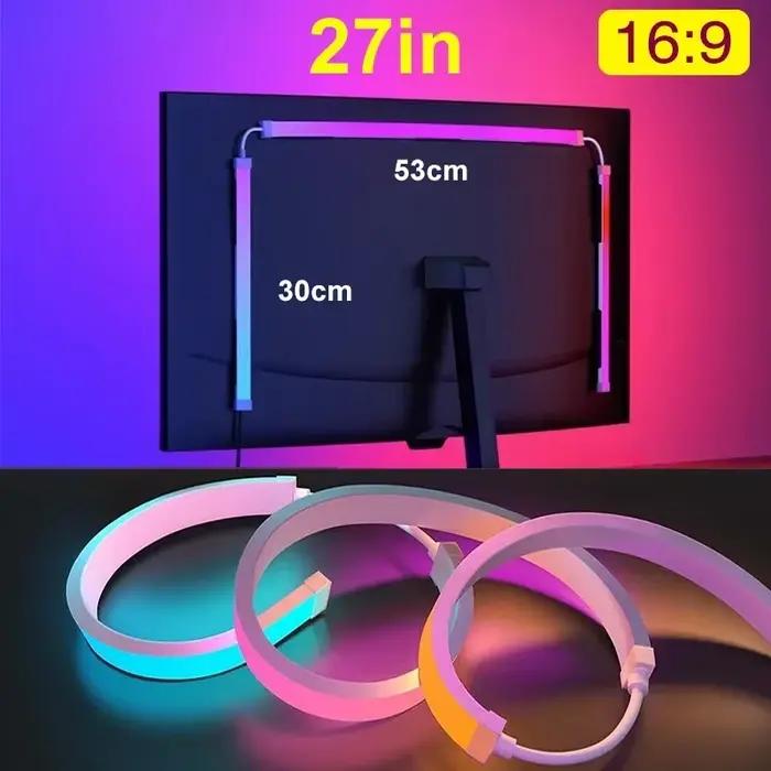 Bande lumineuse LED pour écran PC, affichage ambiant intelligent, synchronisation, moniteur d'ordina