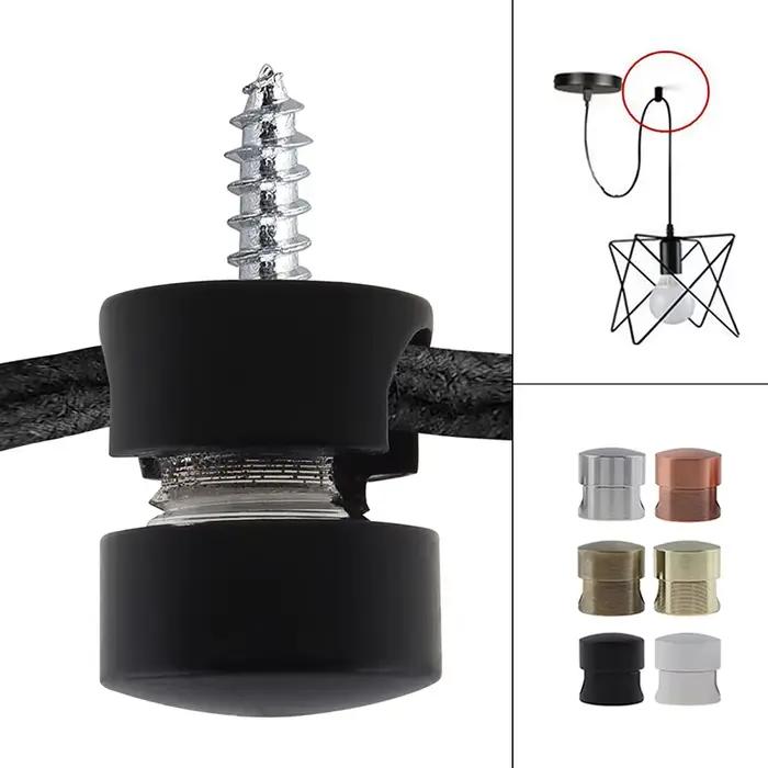 Crochet de câble de suspension, crochet de câble en aluminium pour lustre, plafonniers suspendus, lu
