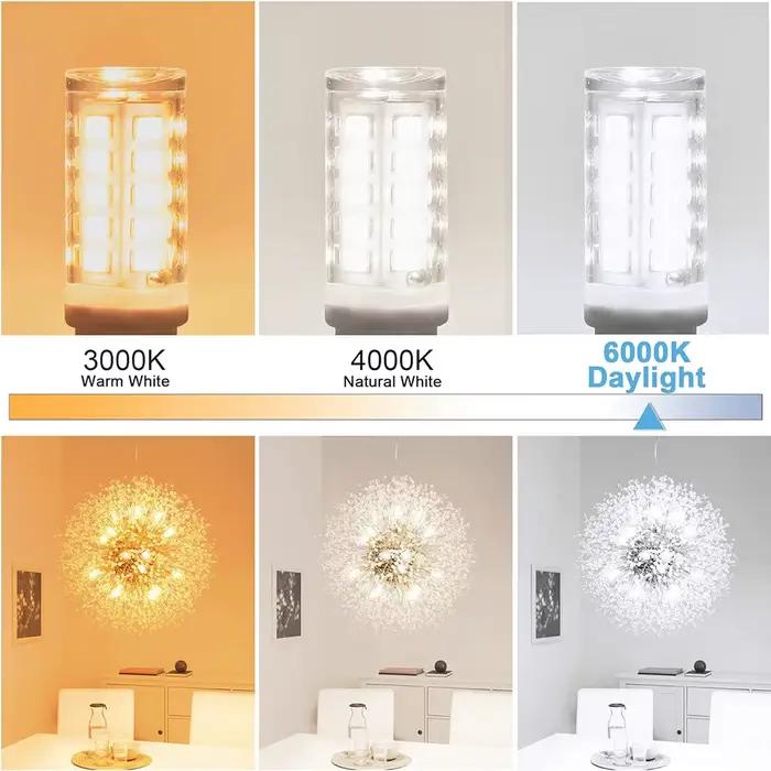 10 pièces G9 lampe à LED la plus brillante AC220V 230 V 240 V 7 W céramique SMD 2835 ampoule LED bla