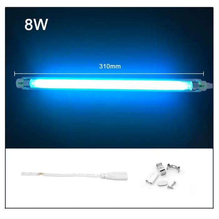 220V 240V 8W 6W Steril lampe germicide lumière ultraviolette quartz lampe T5 Tube UVC bactéricide LE