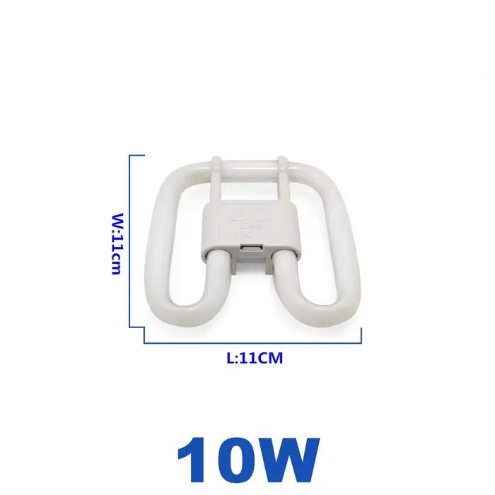Lampe papillon à quatre broches 220V 2D GR10q 10W 21W 38W, Tube modulateur, ampoule fluorescente tri