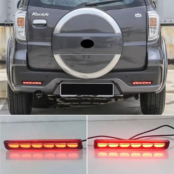 Clignotant de voiture 1 paire de feux réflecteurs arrière LED pour Toyota Rush Luxio 2014 2015 2016
