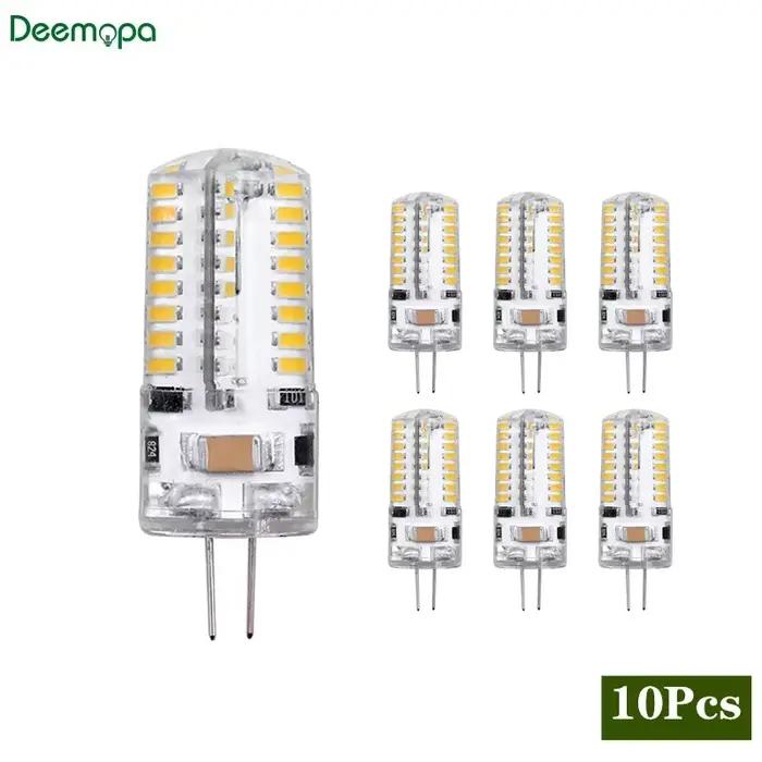 10 pièces/lot G4 lampe à LED 2W 3W 4W 5W 7W 9W AC DC 12V 220V ampoule de maïs SMD2835 3014 360 Angle