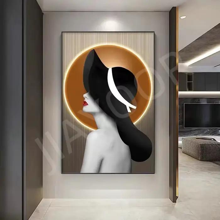 Applique Murale LED au Design Moderne, Luminaire Décoratif de Luxe, Idéal pour un Couloir, un Salon,
