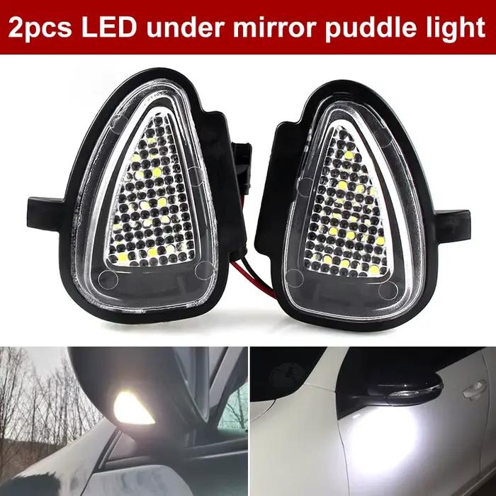 Ampoules CANBUS LED blanches sous miroir pour Voiture, pour VW Golf GTi MK6 6 MKVI 2010-2014 Touran