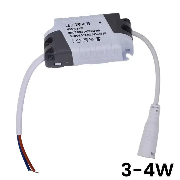 Pilote de courant Constant LED 3-4W 4-7W 8-12W 12-18W 18W-24W 24-36W AC85-265V, adaptateur d'aliment