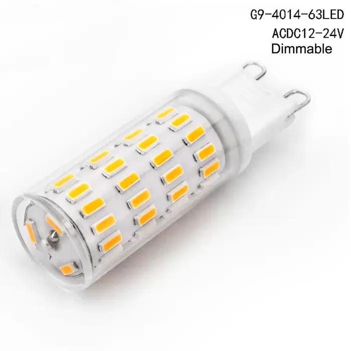 Mini lampe LED G4 G9 E14 BA15S BA15D à intensité variable, ampoule 5W AC DC 12V 24V, bougies de remp