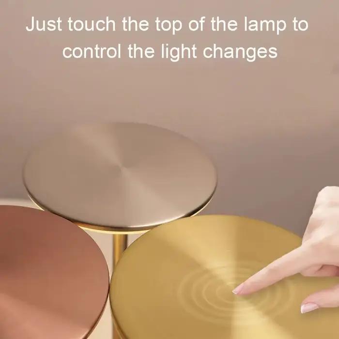 Lampe de Table LED avec capteur tactile, veilleuse de bureau, rechargeable par USB, lampes de lectur
