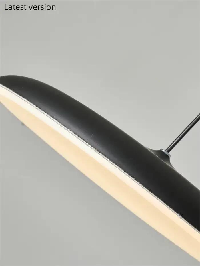 Lampe LED Suspendue en Métal UFO, Design Artistique Moderne, Suspension Ronde d'Nik, Lampe Nordique