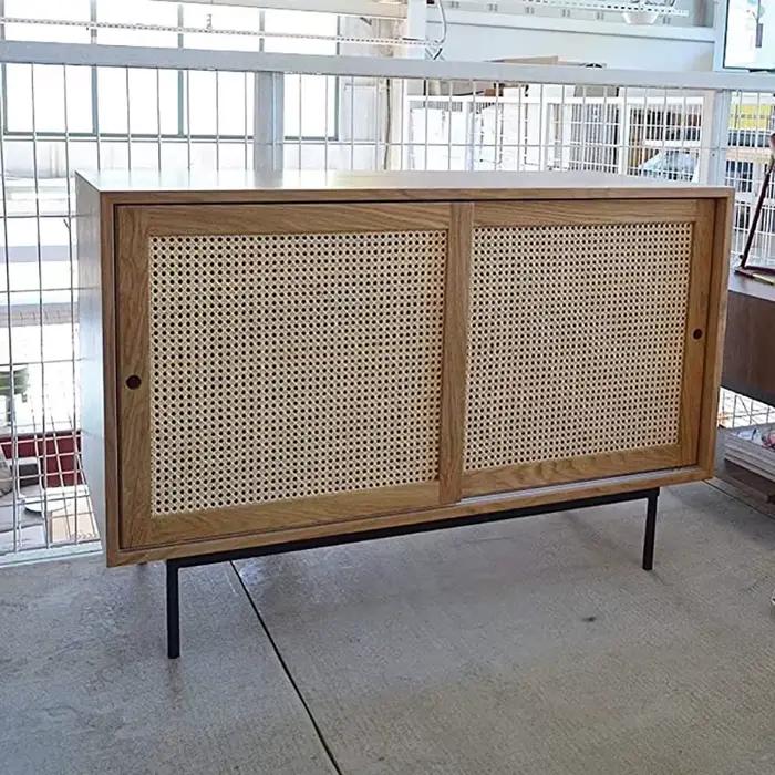 Ruban de Rotin Tressé en Maille Ouverte, pour Meubles, Chaises, Armoires, Ceilin, 15.7 Pouces de Lar