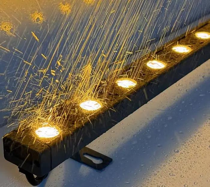 Projecteur mural LED 0,5M 18W 72W DC24V pour extérieur, lampe linéaire murale, éclairage paysager, 1