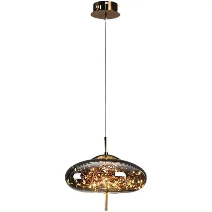 Plafonnier LED Suspendu au Design Moderne, Luminaire Décoratif de Plafond, Idéal pour une Chambre à