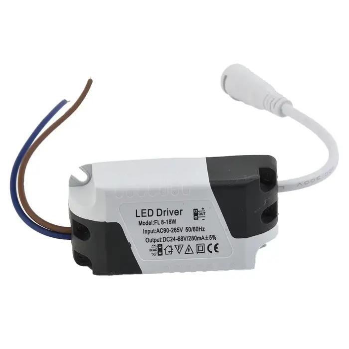 Pilote LED 8-18W 8-24W pour LED plafonnier unité d'alimentation transformateurs d'éclairage pour pil