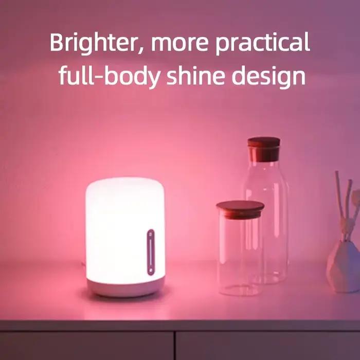 Nouvelle lampe de chevet MIJIA 2, lampe de table intelligente LED, lumière de nuit colorée, 400 lume
