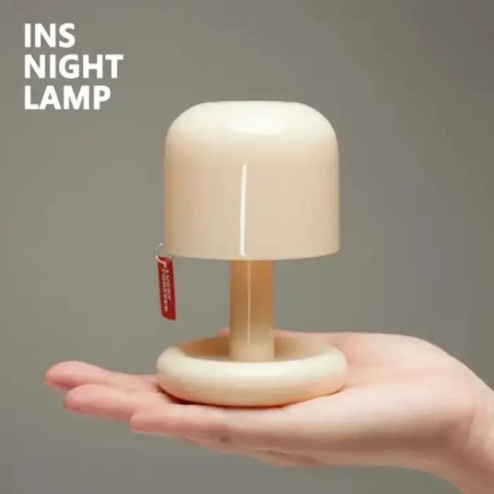 Mini lampe de chevet créative LED effet coucher de soleil, rechargeable USB, pour bureau, chambre, c