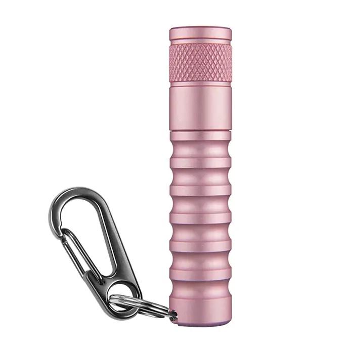 Lampe torche LED compacte EDC 3 modes, portable, étanche, alimentée par piles AAA, pour usage quotid