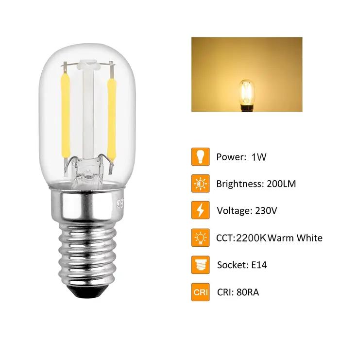 Base de lampe 1.8m, support E14, câble d'alimentation avec ampoule led T20, cordon de variateur de p