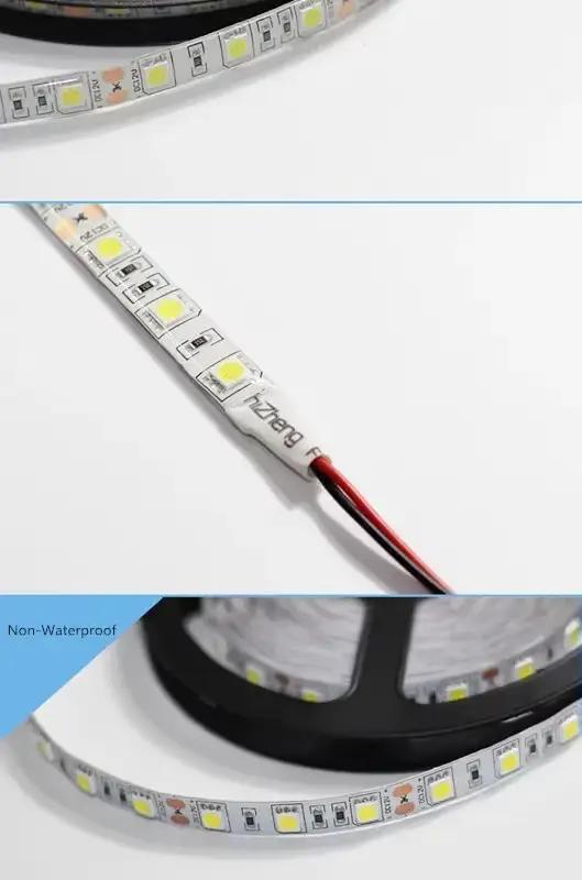 DC 5 V USB LED bandes 2835 blanc chaud LED bande lumineuse TV fond éclairage bande décor à la maison