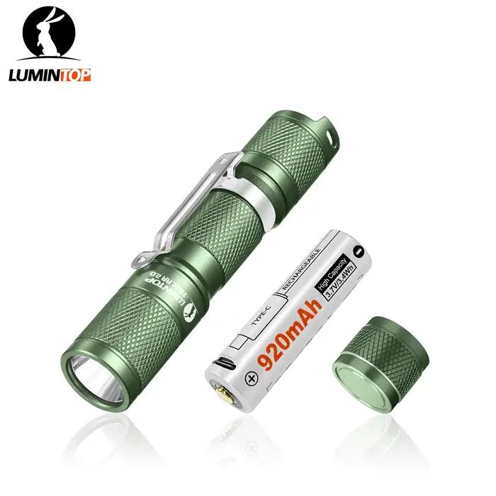 Lampe de poche colorée Lumintop 14500, outil AA 3.0, 900 Lumens, 127 mètres, mini lampe de poche EDC