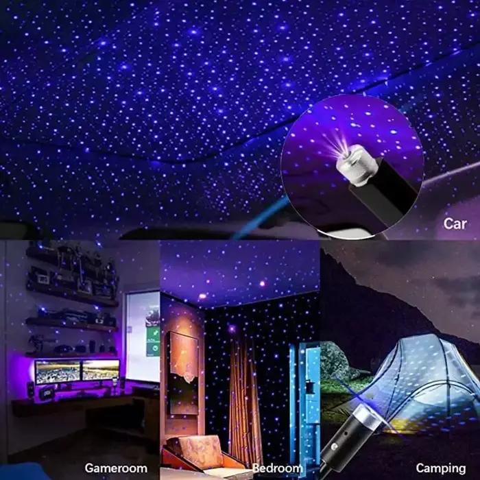 Projecteur LED Starry Sky, 5V, USB, 62 Galaxy, Veilleuse, Escales romantiques, Lumière pour toit de