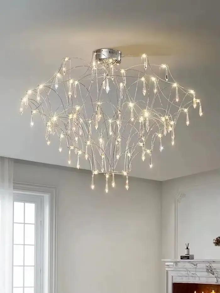 Luminaires de plafond pour salon, lustre en cristal de luxe pour chambre à coucher, restaurant, desi