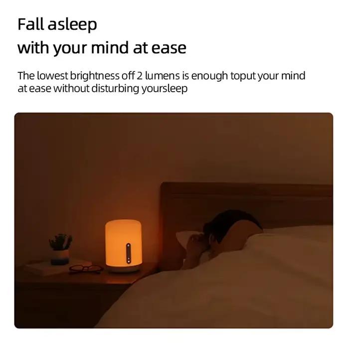Nouvelle lampe de chevet MIJIA 2, lampe de table intelligente LED, lumière de nuit colorée, 400 lume