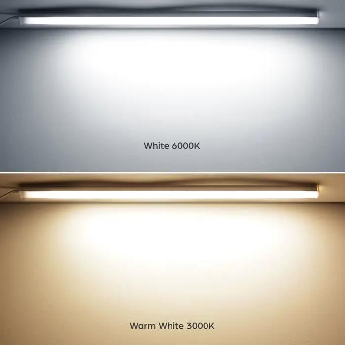 Cuisine LED sous armoire lumière pénétrable interrupteur tactile bois main balayage capteur de mouve