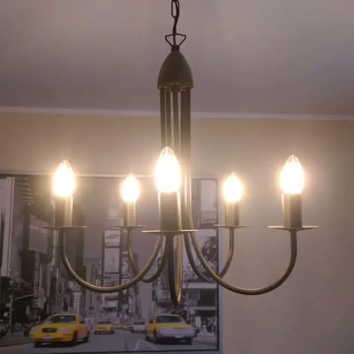 Ampoule LED rétro à filament 4W 6W, ampoule à filament givrée C35, E12 E14, ampoule à vis Edison dim