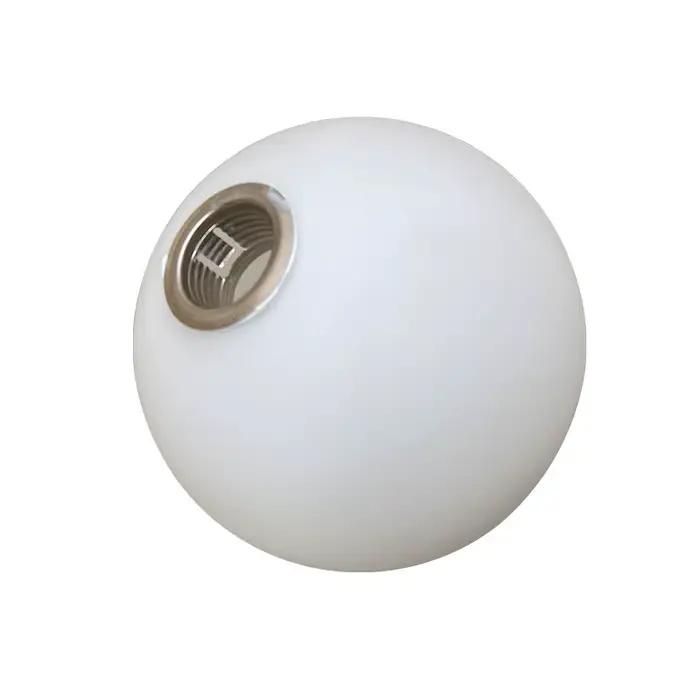 Abat-jour en verre transparent simple moderne, blanc laiteux, lustre en verre, accessoires en verre,