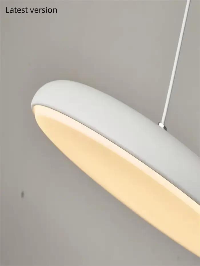 Lampe LED Suspendue en Métal UFO, Design Artistique Moderne, Suspension Ronde d'Nik, Lampe Nordique