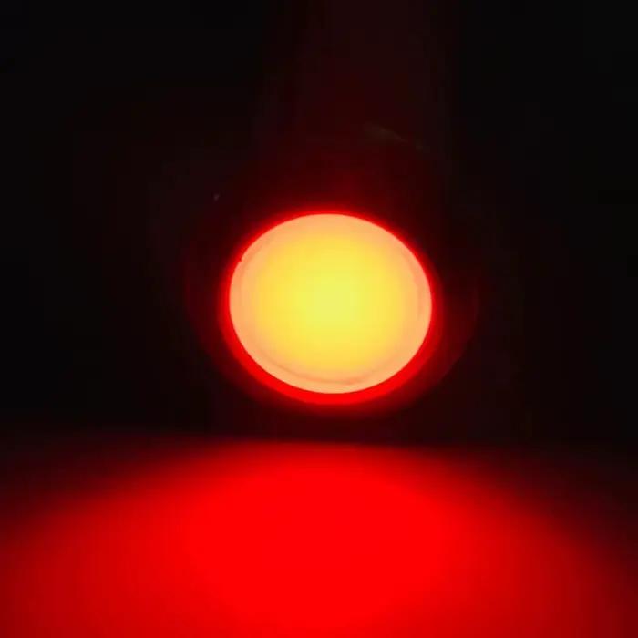 Indicateur lumineux LED en métal, 6/8/10/12/16/19/22MM, étanche, avec fil 3V 5V6V12V 24V 220V, rouge