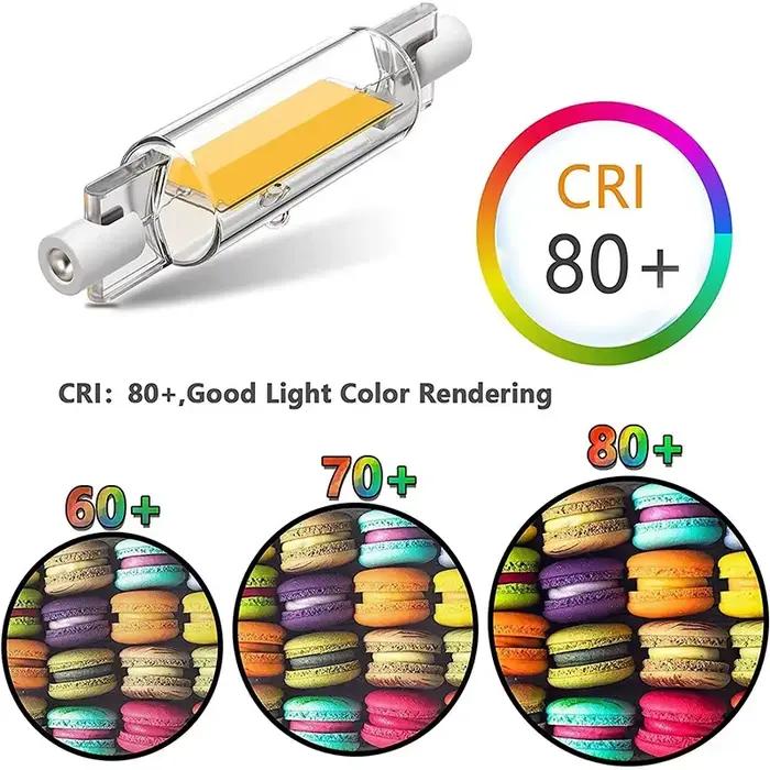 Nouvelle ampoule LED R7S 118MM 50W, projecteur super lumineux et puissant, 78mm118mm AC220V 110V, la