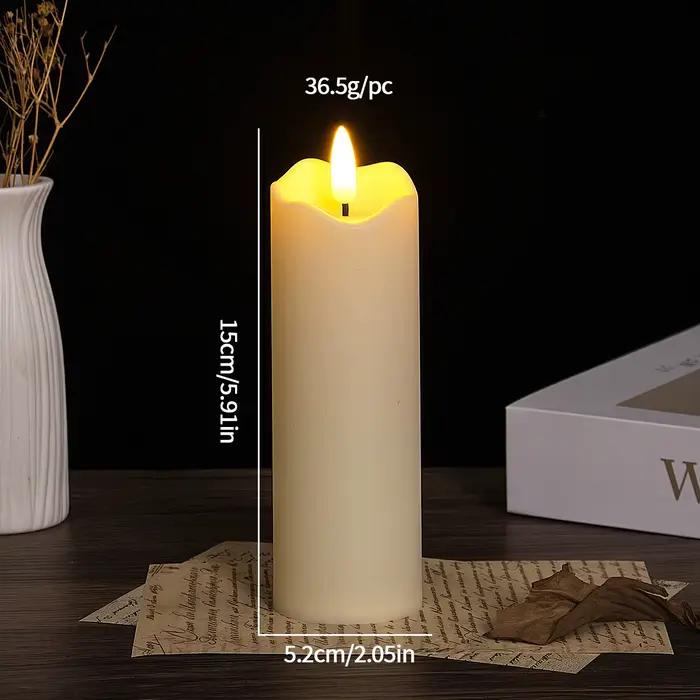 Bougies pilier sans flamme portables 12x, lampe de fenêtre à piles, lumière de cheminée, éclairage d'ambiance à monter soi-même, décors pour fête de noël