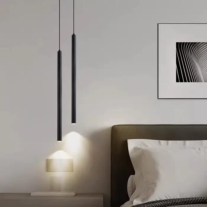 Suspension LED nordique réglable pour cuisine, chevet, restaurant - Luminaires suspendus AC