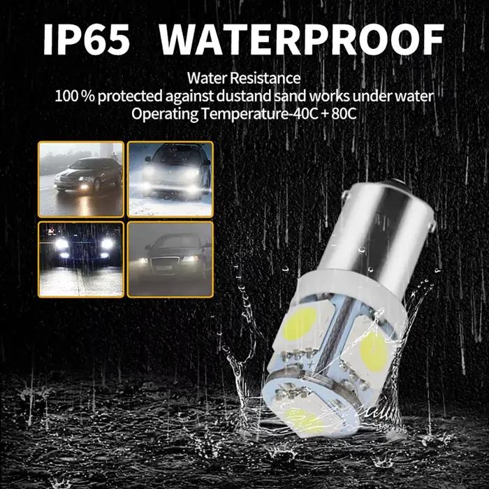 Lampes à LED BA9S T10 T4W pour voiture, éclairage intérieur automatique, lampe de lecture de carte breton, ampoules à coin latéral, 12V, 24V, 5050, 5SMD, 20 pièces