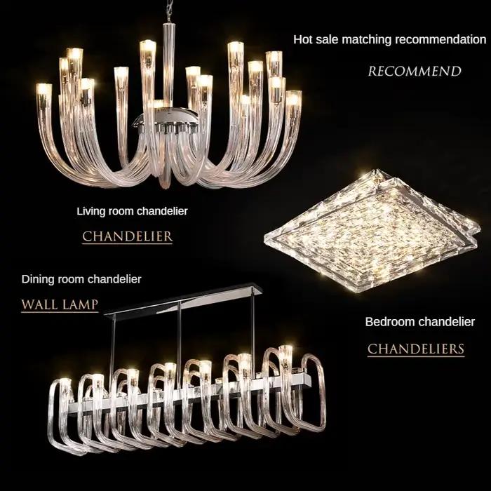 Lustres de créateur italiens haut de gamme 2026 : Nouveaux chandeliers modernes pour salon et restaurant, suspension décorative en forme de méduse