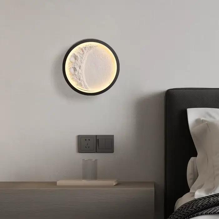 Applique murale en gypse, lumière en Relief d'art célèbre sur Internet, Style Instagram, créative, à la mode, personnalisée, lumière de lune Simple et moderne