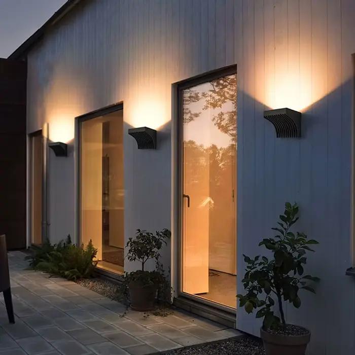 LED extérieur étanche applique murale Villa cour couloir allée applique moderne minimaliste extérieur balcon lampe