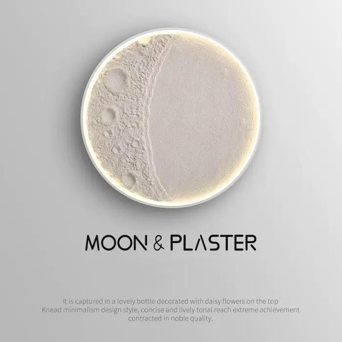 Applique murale en gypse, lumière en Relief d'art célèbre sur Internet, Style Instagram, créative, à la mode, personnalisée, lumière de lune Simple et moderne