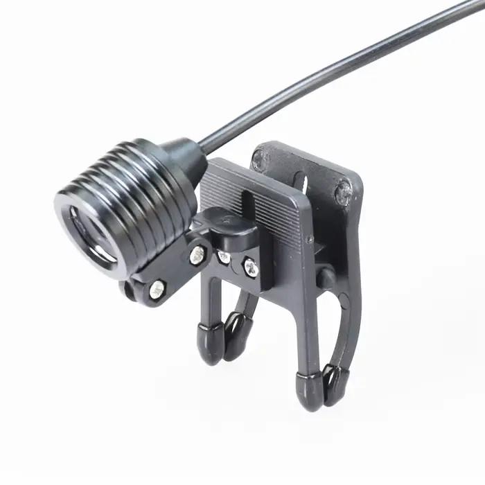 BEEN Loupes dentaires phare chirurgical 3W lampe à pince avec boîtier en aluminium 110-220V éclairage universel pour utilisation en laboratoire