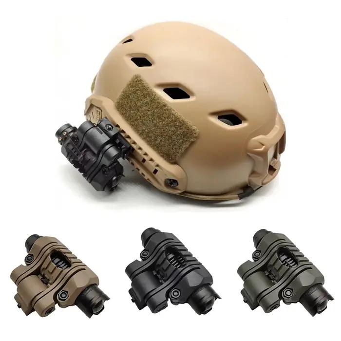 Dulairsoft-Lampe stroboscopique pour casque avec lumière blanche Scout, lampe de poche pour casque de chasse rapide