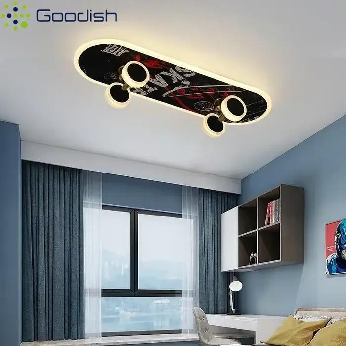 Lustres LED créatifs de style Bauhaus médiéval pour la décoration du salon