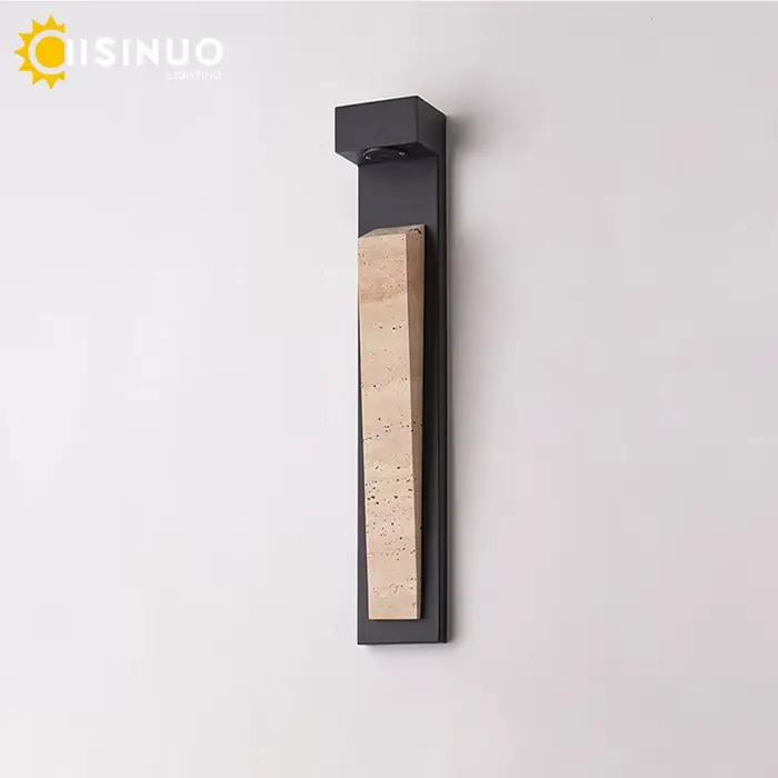 Applique murale extérieure étanche en pierre naturelle, éclairage extérieur IP65 résistant aux intempéries pour jardin, porche, balcon, Villa et Patio déco